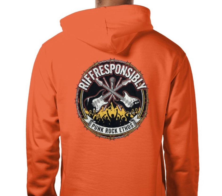 Riff Responsibly | Punk Rock Ethos Hoodie