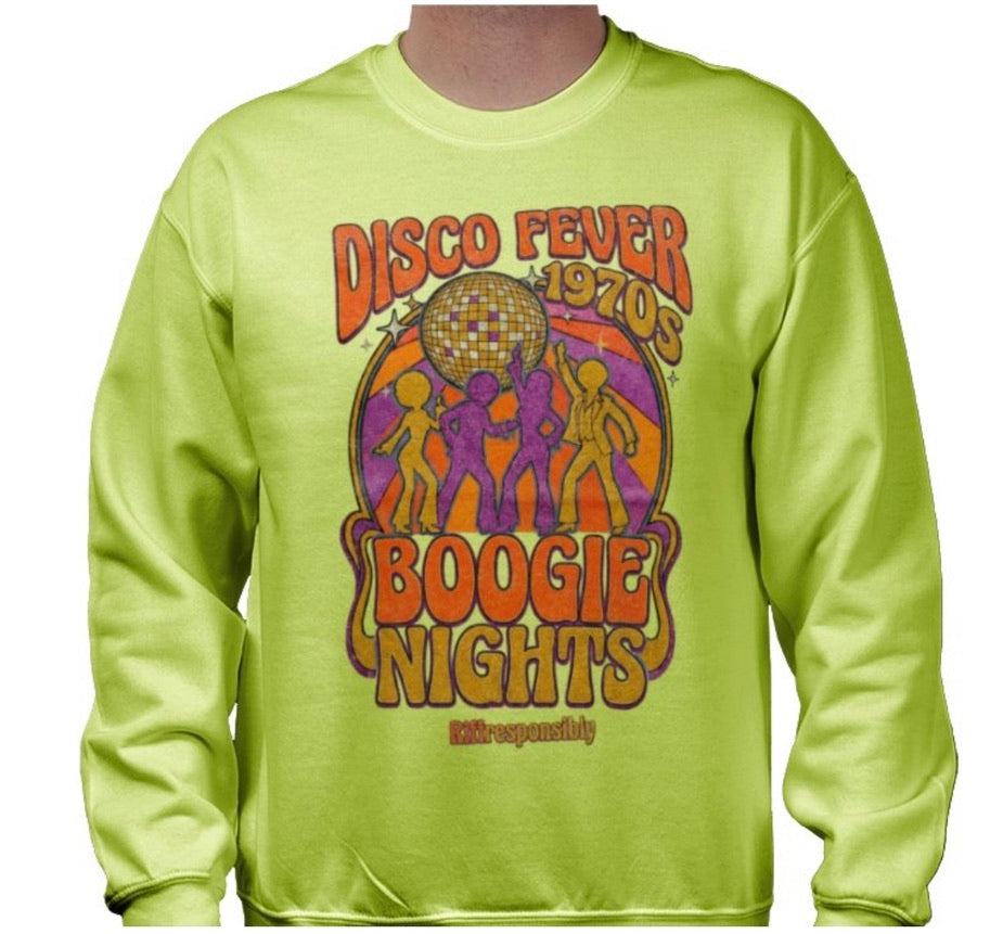 Riff Responsibly | Disco Fever Boogie Nights Sweatshirt