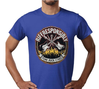 Riff Responsibly | Punk Rock Ethos T-Shirt