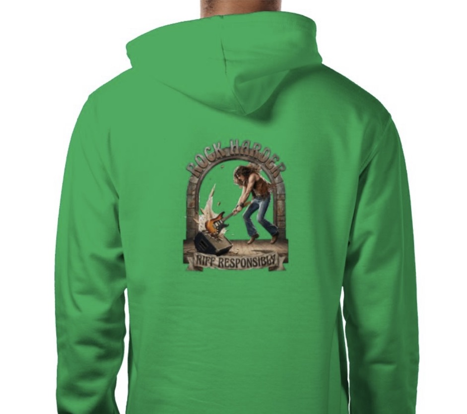 Riff Responsibly | Rock Harder Hoodie