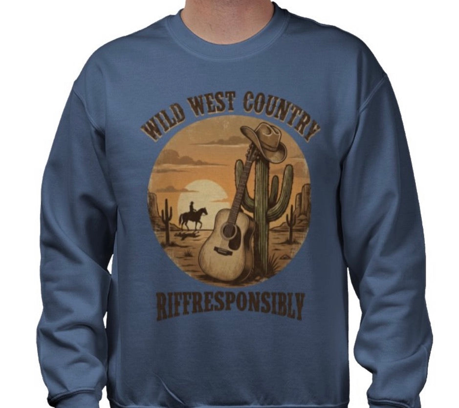 Riff Responsibly | Wild West Country Sweatshirt