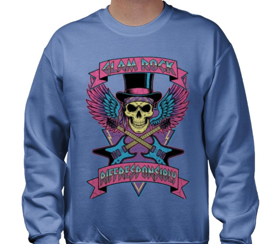 Riff Responsibly | Glam Rock Sweatshirt