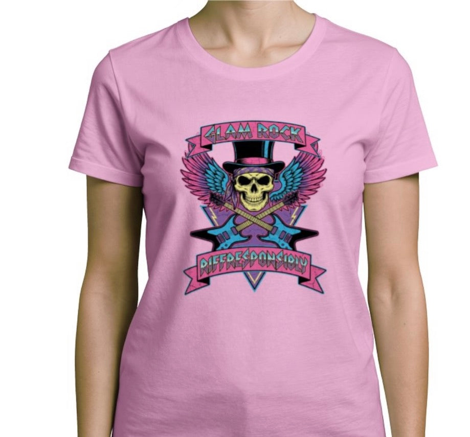Riff Responsibly | Glam Rock T-Shirt Women