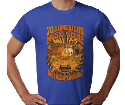 Riff Responsibly | 70's Americana T-Shirt