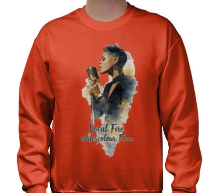 Riff Responsibly | Vocal Fire Watercolour Flow Sweatshirt