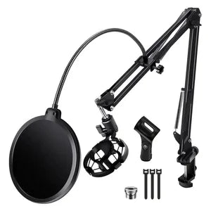 Heavy Duty Blue Yeti Microphone Desktop Stand + Extras