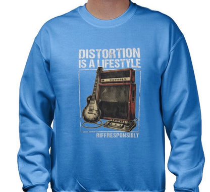 Riff Responsibly | Distortion Is A Lifestyle Sweatshirt