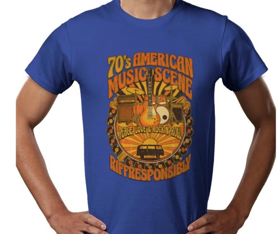 Riff Responsibly | 70's Americana T-Shirt