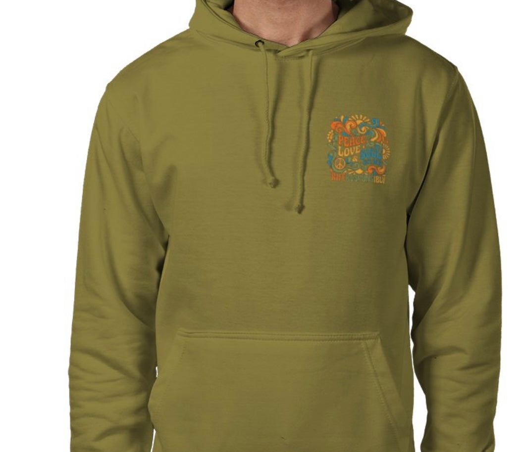 Riff Responsibly | Peace, Love & Soul Hoodie
