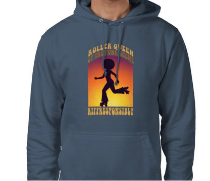Riff Responsibly | Roller Queen Of The Funk Scene Hoodie