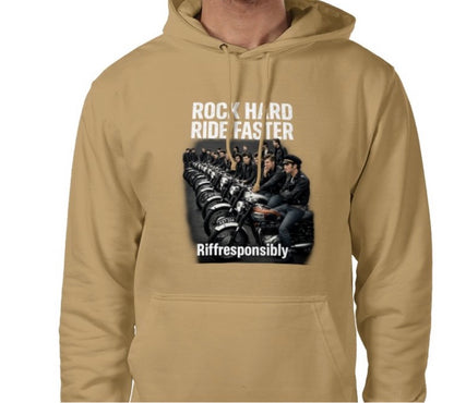Riff Responsibly | Rock Hard Ride Faster Hoodie