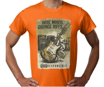 Riff Responsibly | Indie Minds Grunge Riffs T-Shirt