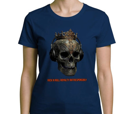 Riff Responsibly | Rock N Roll Royalty Women T-Shirt