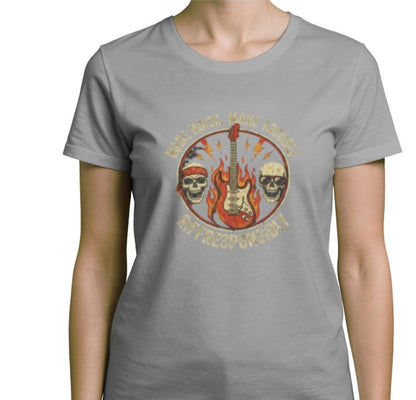 Riff Responsibly | Make Noise. Make Trouble T-Shirt Women