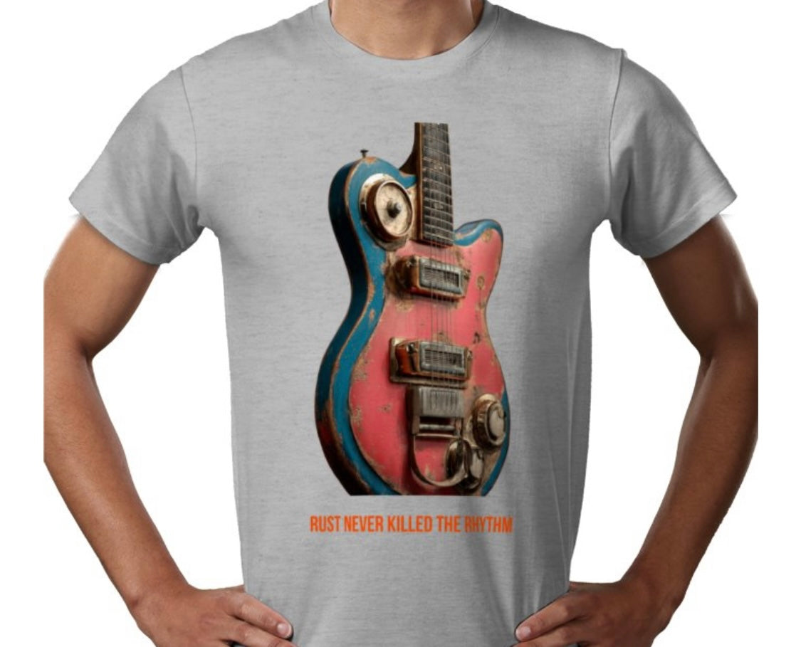 Riff Responsibly |  Rust Never Killed The Rhythm T-Shirt