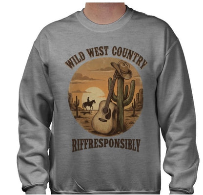 Riff Responsibly | Wild West Country Sweatshirt