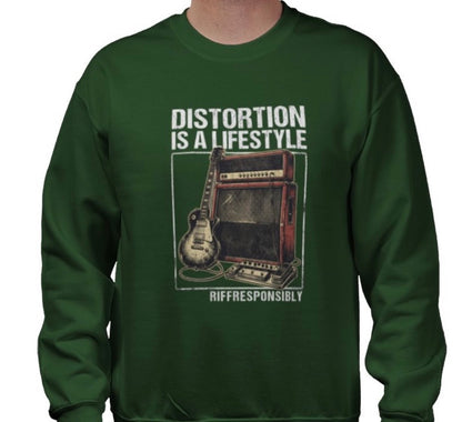 Riff Responsibly | Distortion Is A Lifestyle Sweatshirt
