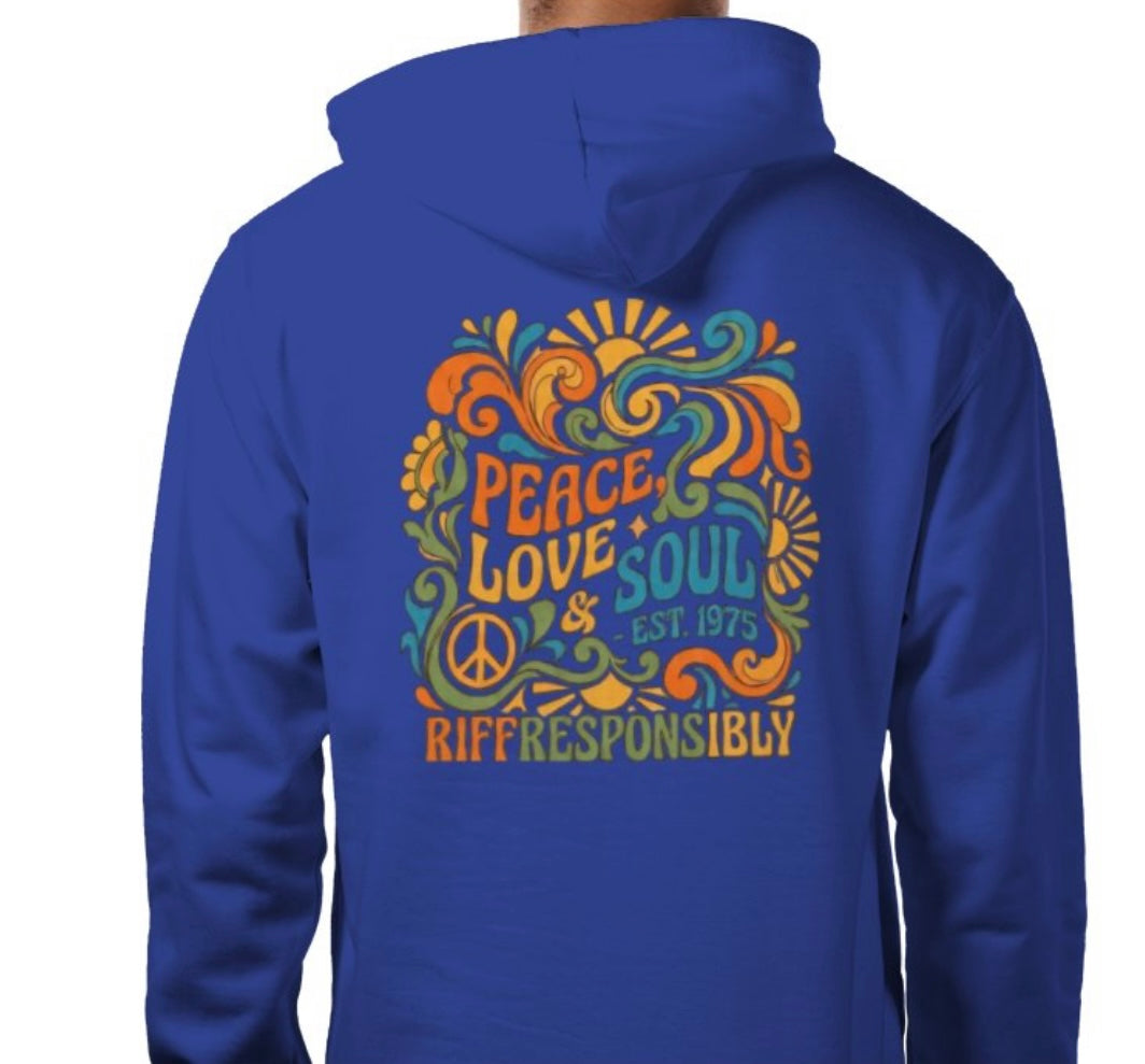 Riff Responsibly | Peace, Love & Soul Hoodie