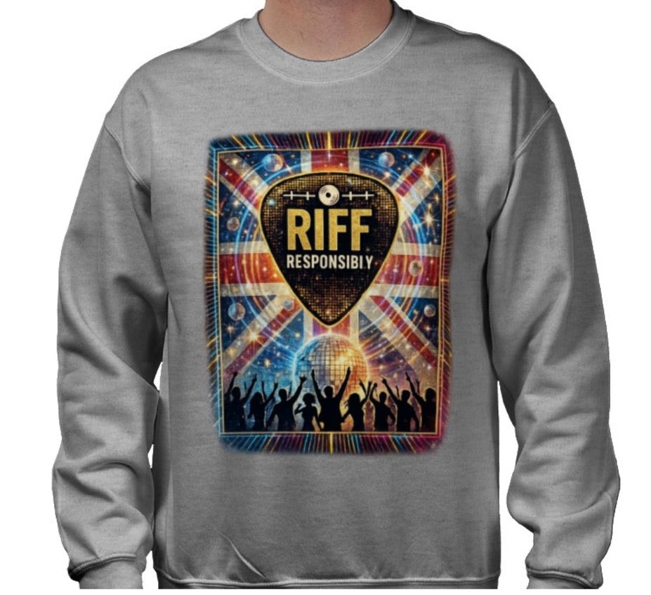 Riff Responsibly | Midnight Fever Sweatshirt