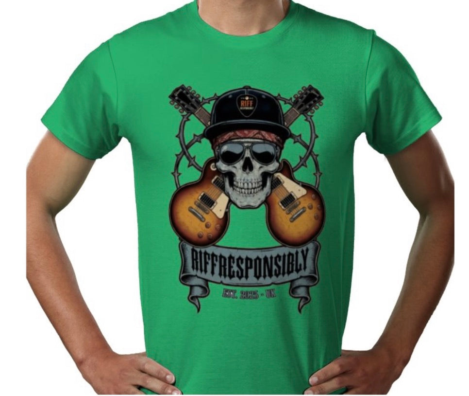 Riff Responsibly | Dead Mans Chords T-Shirt