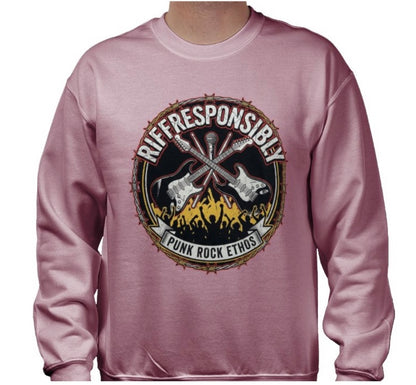 Riff Responsibly | Punk Rock Ethos Sweatshirt