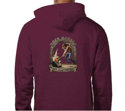 Riff Responsibly | Rock Harder Hoodie