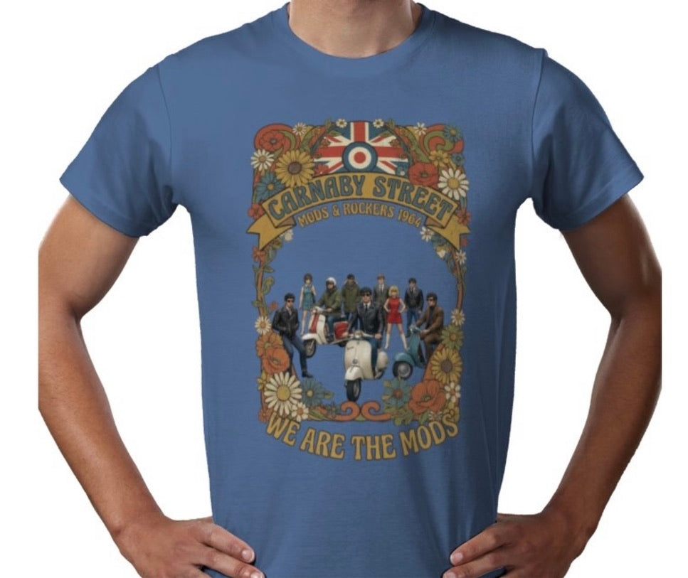 Riff Responsibly | Mods & Rockers 64' T-Shirt