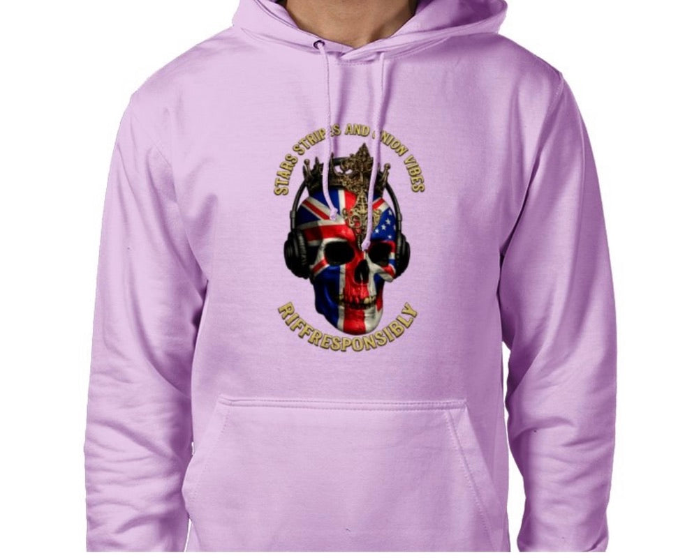 Riff Responsibly | Stars Stripes & Union Vibes Hoodie