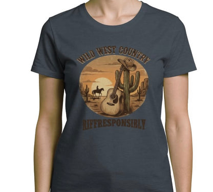 Riff Responsibly | Wild West Country Women T-Shirt