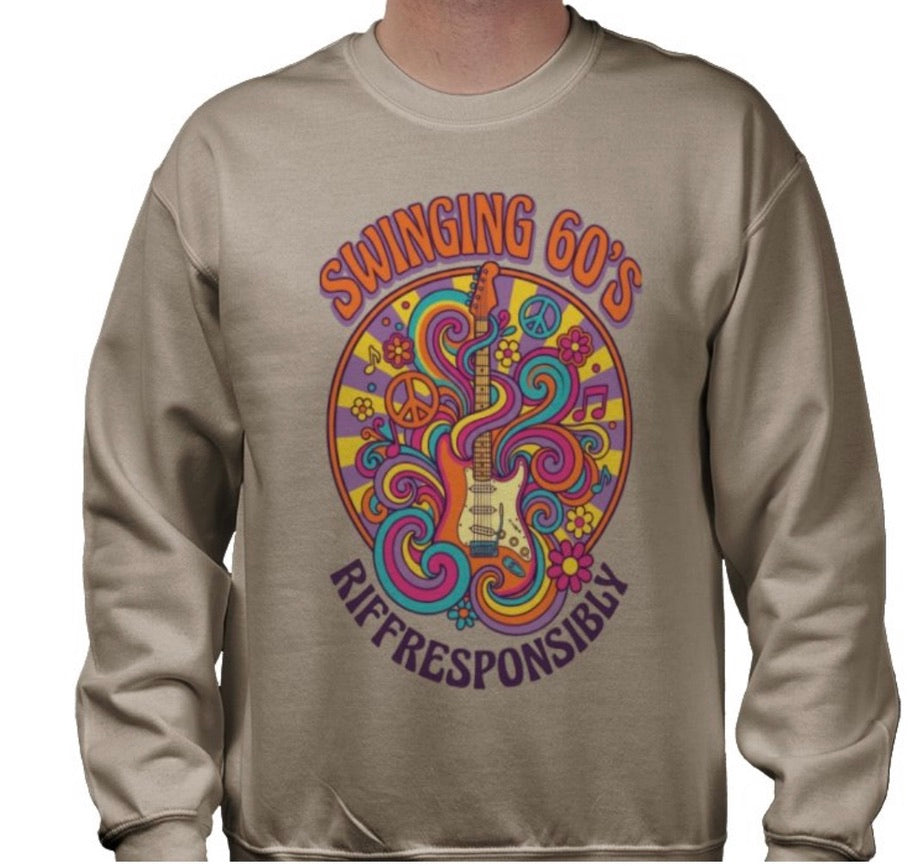 Riff Responsibly | Swinging 60s' Sweatshirt