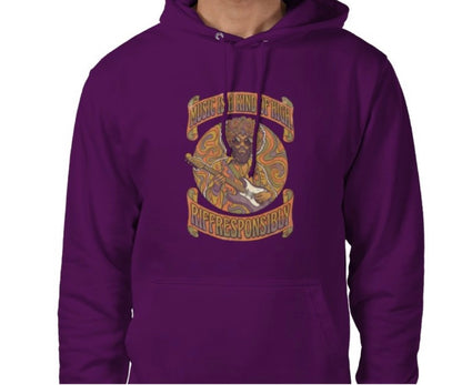 Riff Responsibly | Music Is A Kind Of High Hoodie