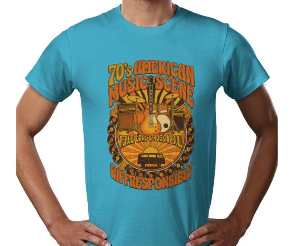 Riff Responsibly | 70's Americana T-Shirt