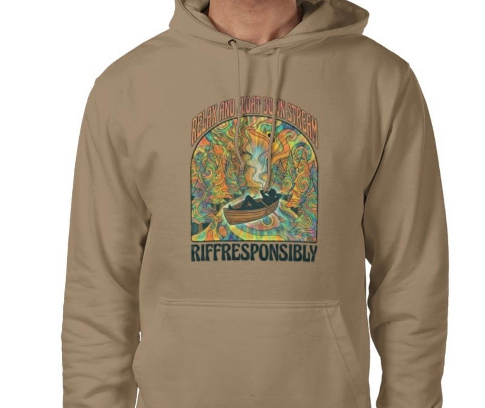 Riff Responsibly | Relax & Float Down Stream Hoodie