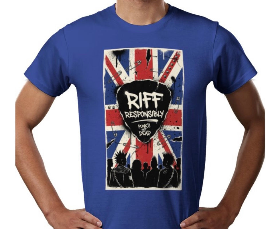 Riff Responsibly | Punk's Not Dead T-Shirt