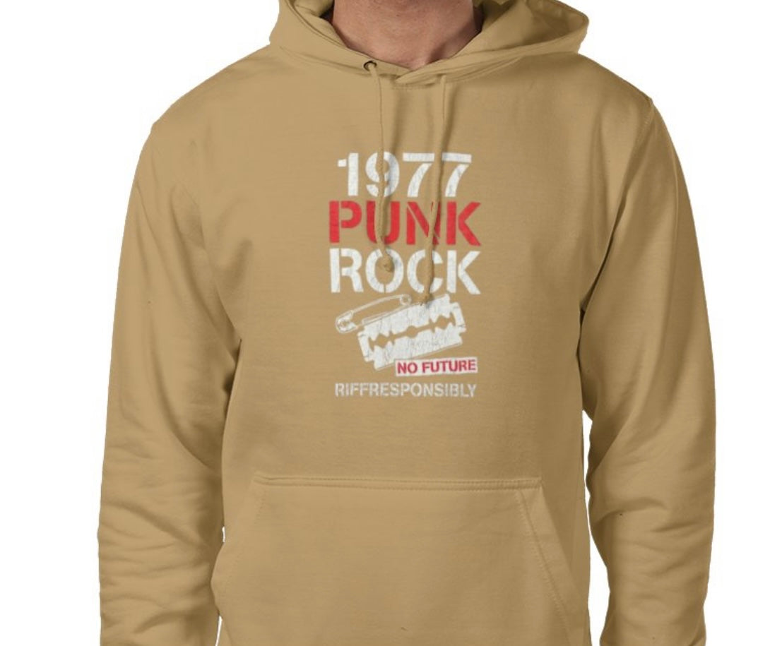 Riff Responsibly | 1977 Punk Rock Hoodie