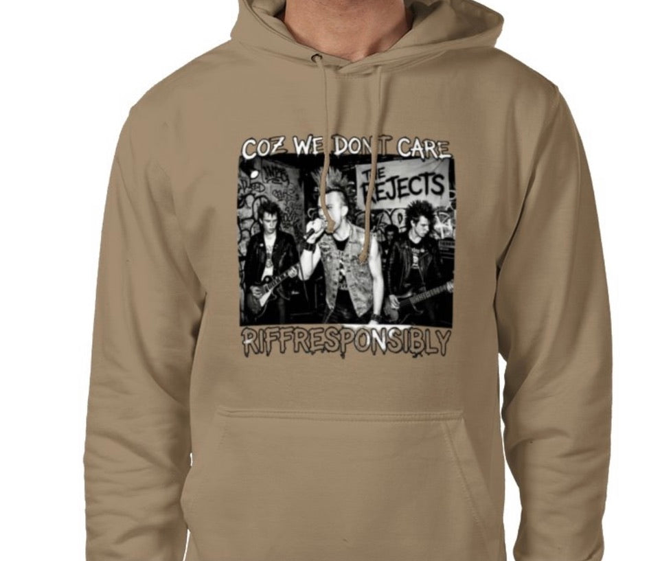 Riff Responsibly | Coz We Don't Care Hoodie