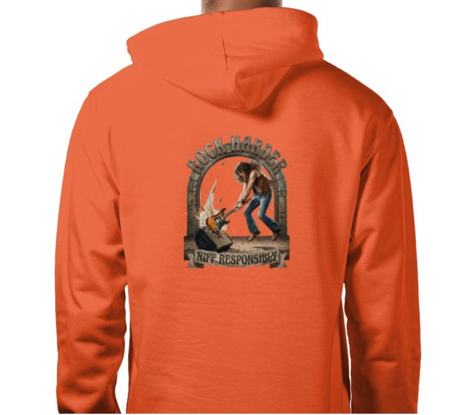 Riff Responsibly | Rock Harder Hoodie