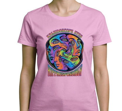 Riff Responsibly | Kaleidoscope Eyes T-Shirt Women
