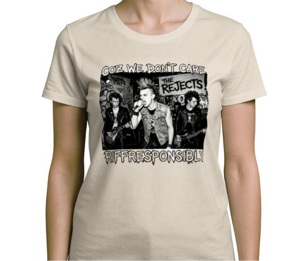Riff Responsibly | Coz We Don't Care T-Shirt Women