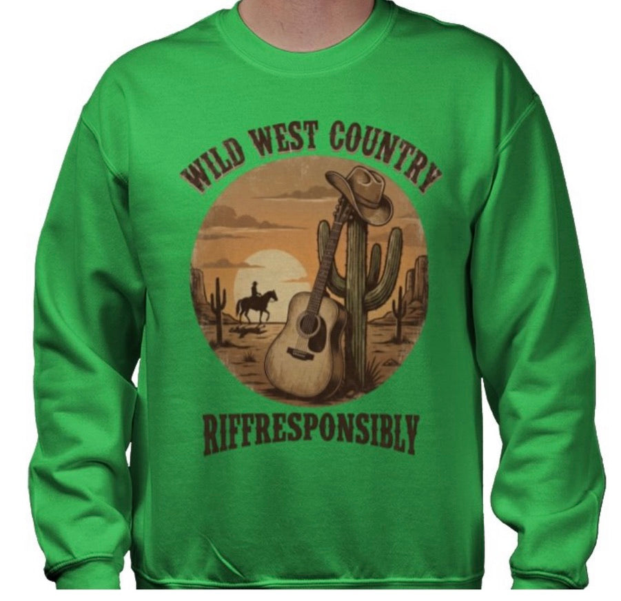 Riff Responsibly | Wild West Country Sweatshirt