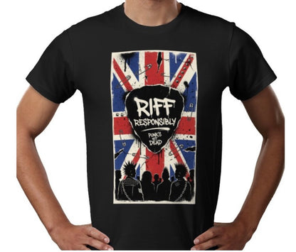 Riff Responsibly | Punk's Not Dead T-Shirt