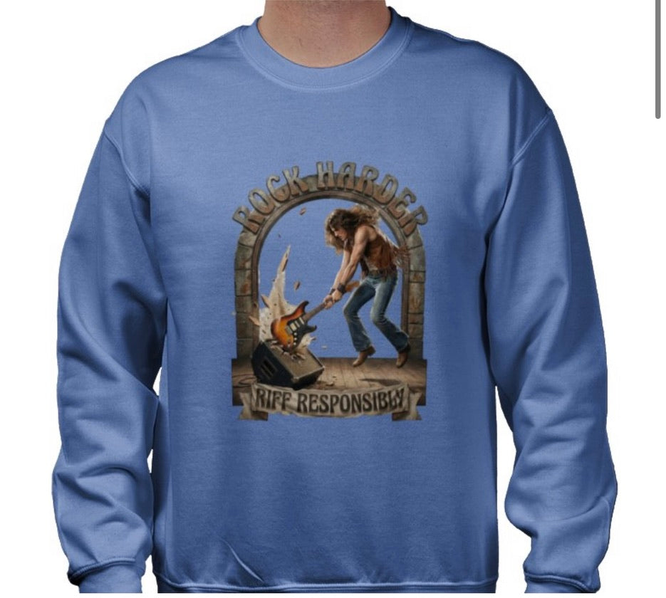 Riff Responsibly | Rock Harder Sweatshirt
