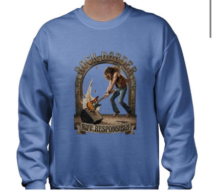 Riff Responsibly | Rock Harder Sweatshirt