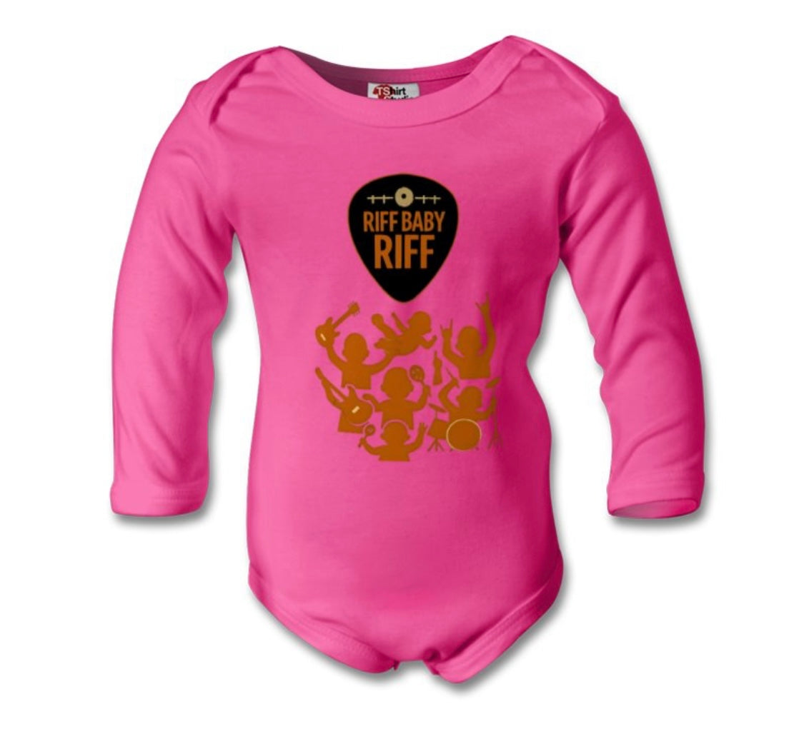Riffs Responsibly™ | Premium Organic Long Sleeve Baby Grow