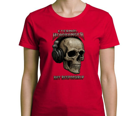 Riff Responsibly | Eternal Headbanger T-Shirt Women