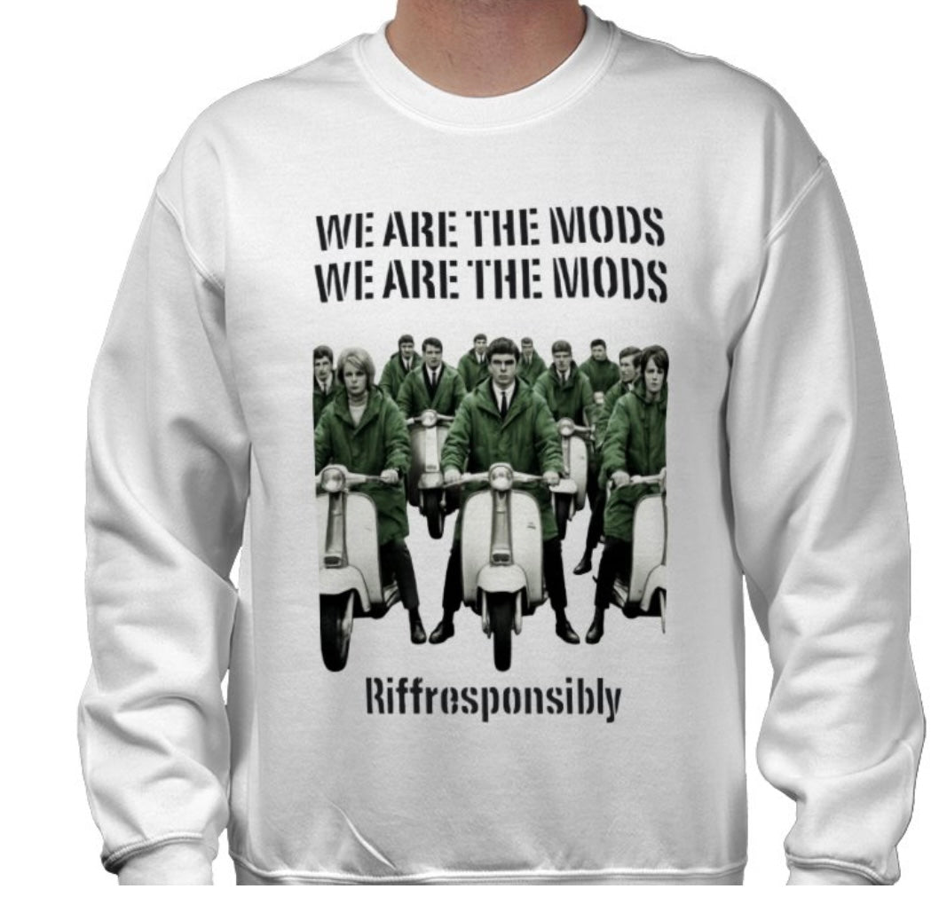 Riff Responsibly | We Are The Mods Sweatshirt