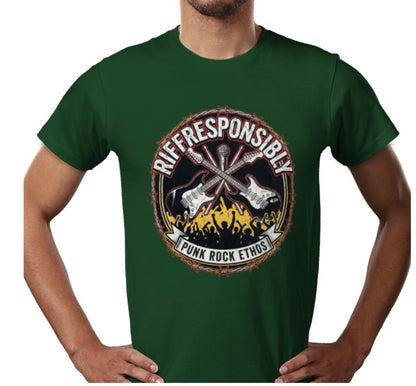 Riff Responsibly | Punk Rock Ethos T-Shirt