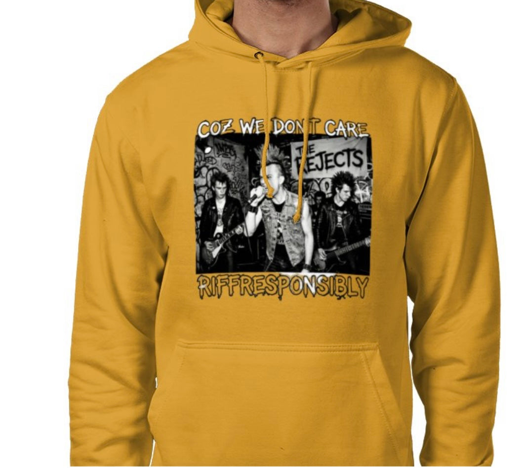Riff Responsibly | Coz We Don't Care Hoodie