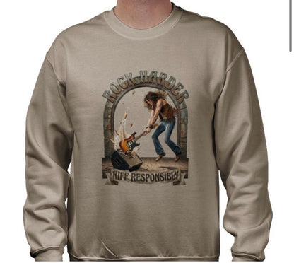 Riff Responsibly | Rock Harder Sweatshirt