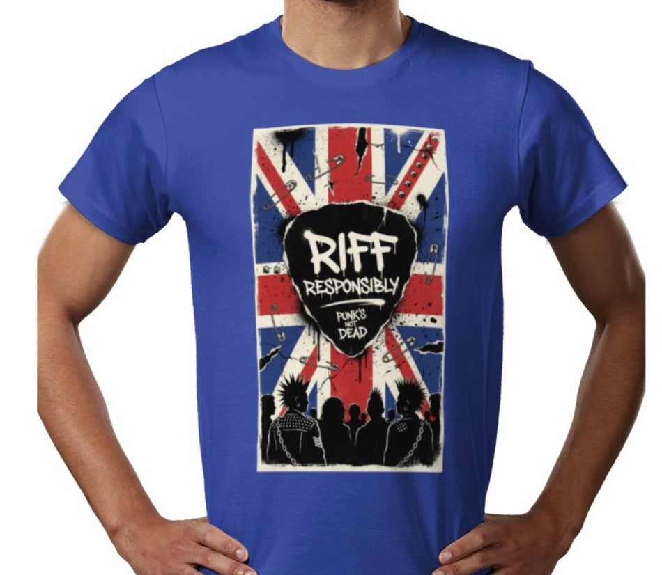 Riff Responsibly | Punk's Not Dead T-Shirt
